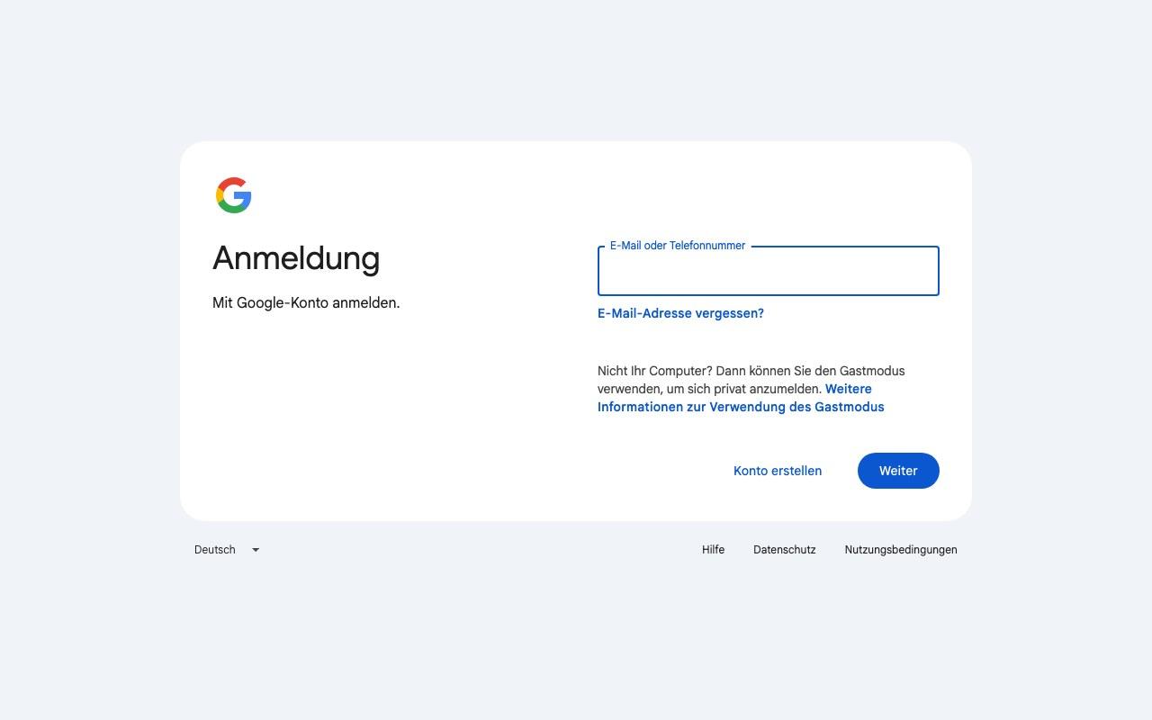 Screenshot der NotebookLM-Website